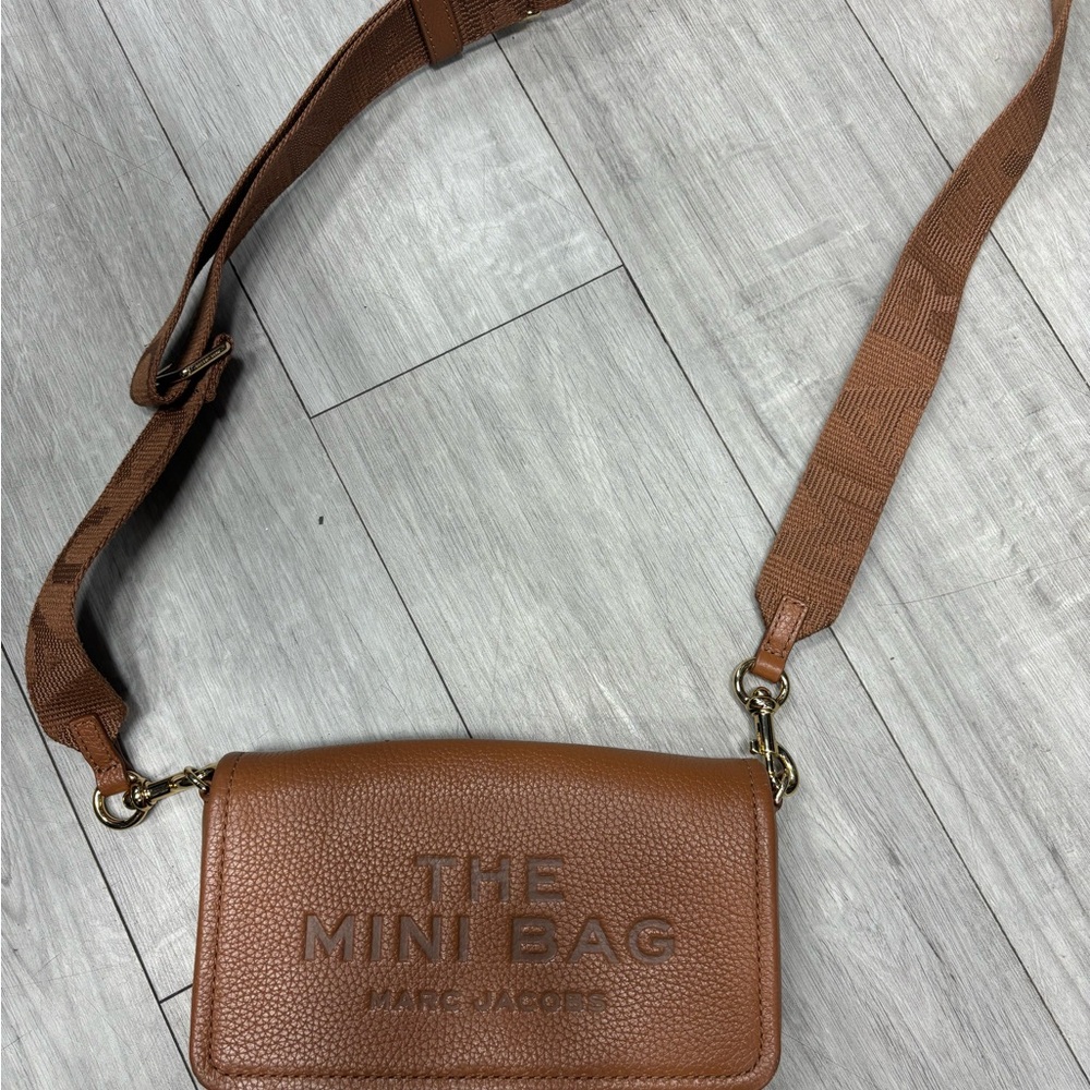 Marc Jacobs Tan Mini Crossbody Bag